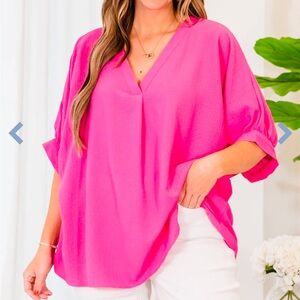 Brand new hot pink top